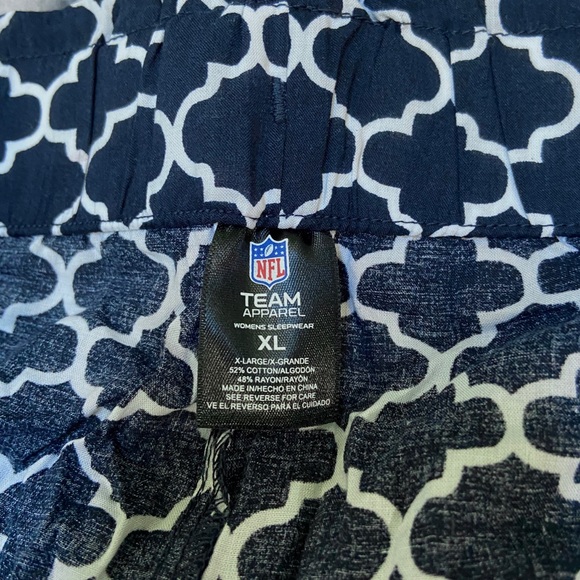 Seattle Seahawks Pajama Pants with Pockets - Picture 5 of 7